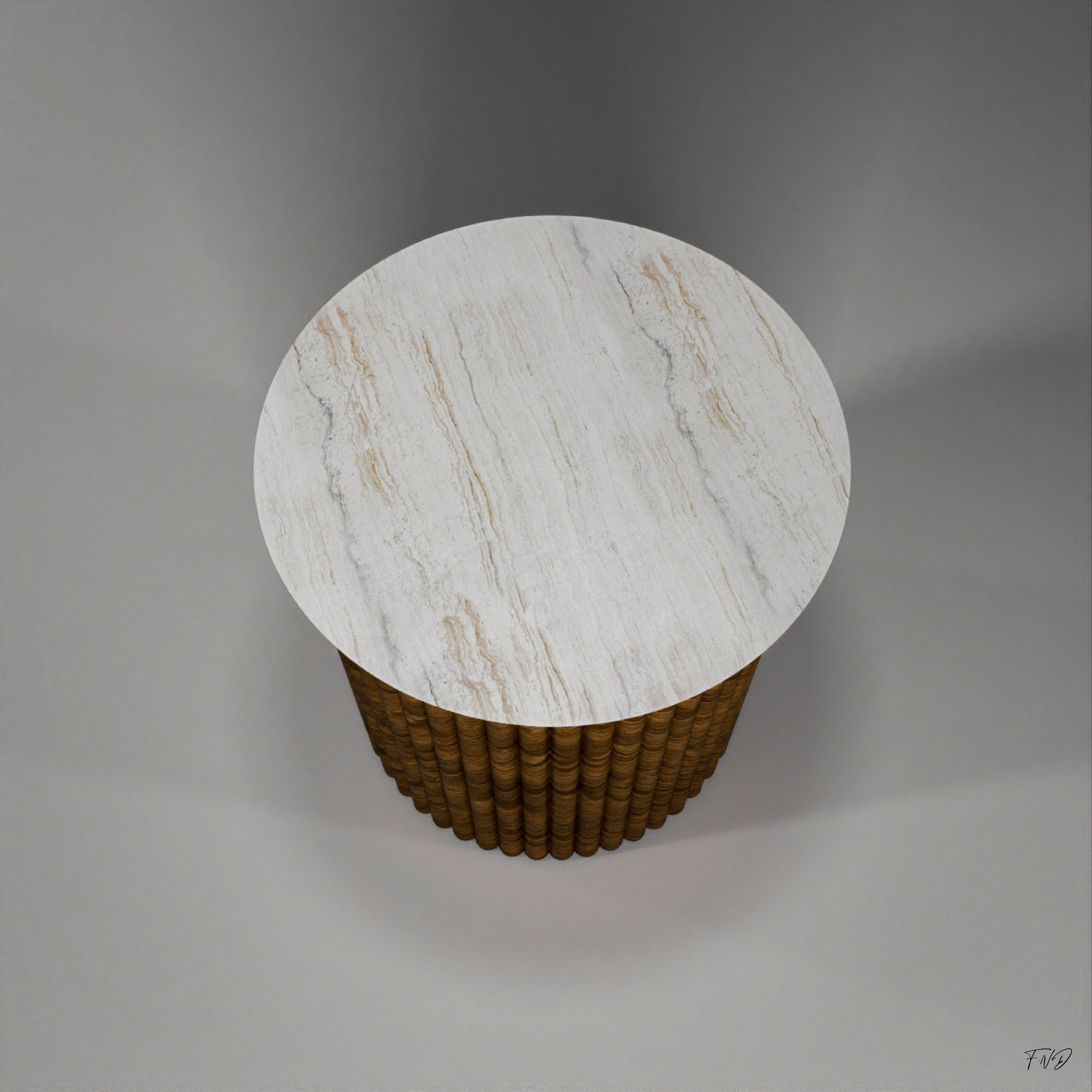 Round Display Table